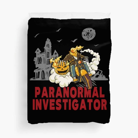Ghost Hunting Paranormal Investigator Duvet Covers