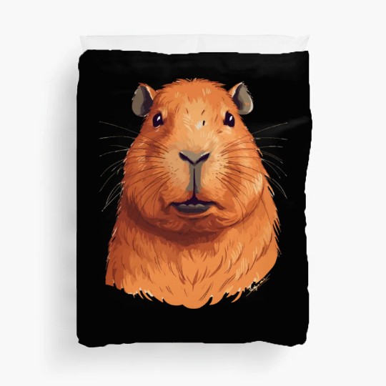 Capybara In Nature Duvet Covers
