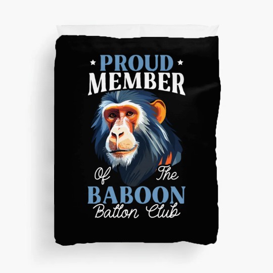 Baboon Monkey Lover Wildlife Animal Zookeeper Duvet Covers