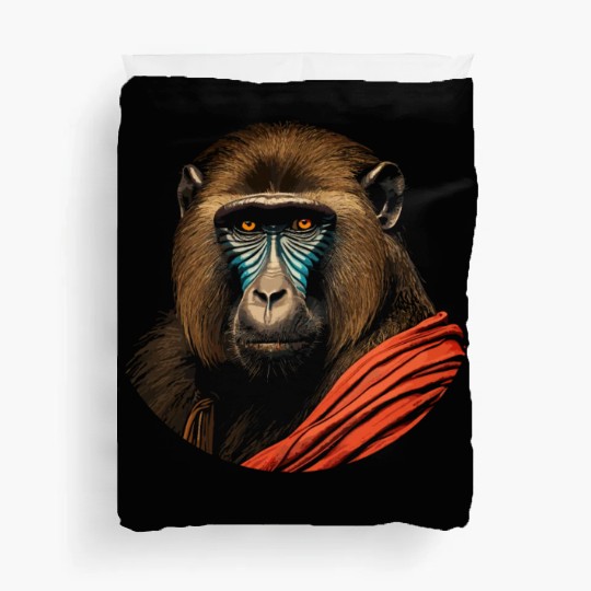 Baboon Monkey Lover Wildlife Animal Zookeeper Duvet Covers