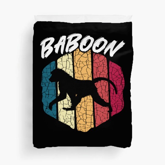 Baboon Monkey Lover Wildlife Animal Zookeeper Duvet Covers