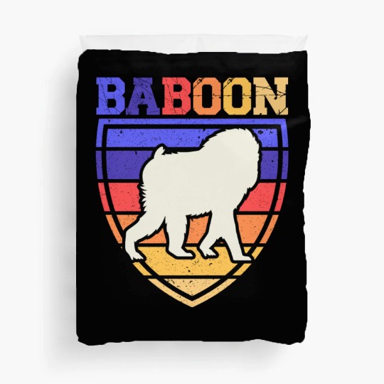 Baboon Monkey Lover Wildlife Animal Zookeeper Duvet Covers