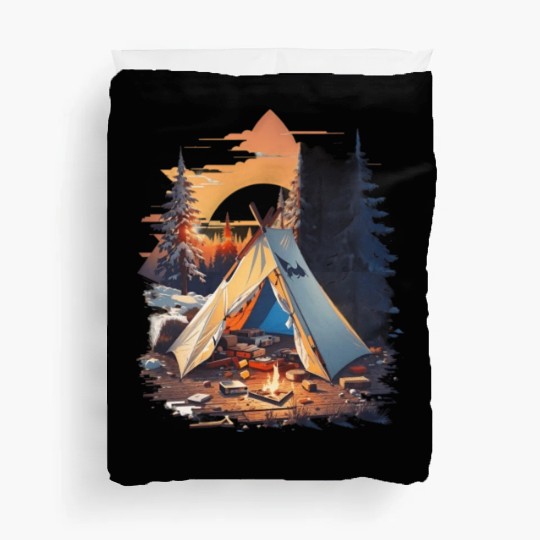 Ripped tent Unisex Duvet Covers