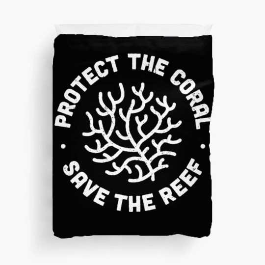 Protect the Coral Save the Reef Duvet Covers