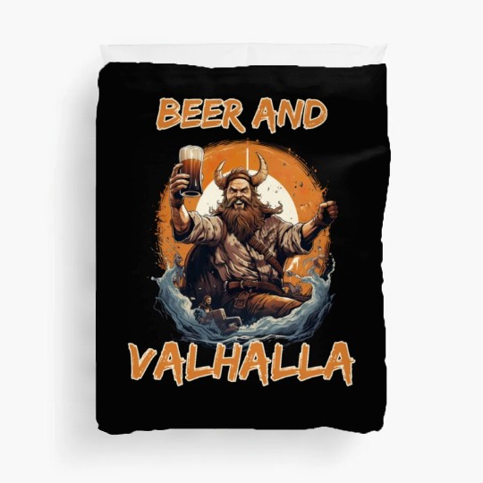 Viking World Tour Vikings Valhalla Odin for a Men Duvet Covers