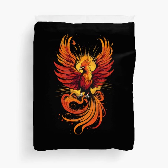 Phoenix bird - Ancient Greek Mythology Duvet Covers