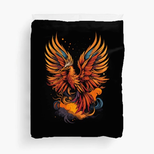 Phoenix bird - Ancient Greek Mythology Duvet Covers