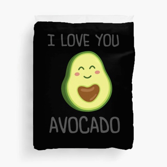 I Love you Avocado Duvet Covers