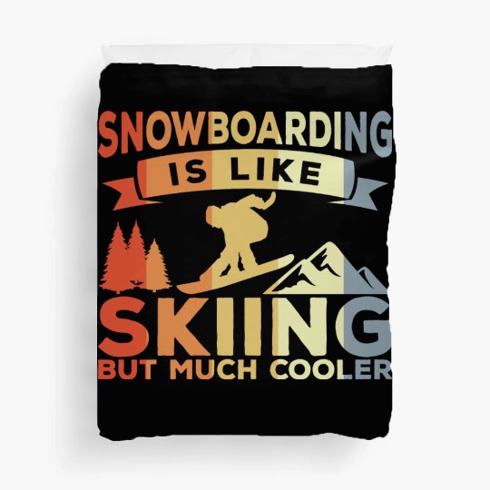 Snowboarding Joke Duvet Covers