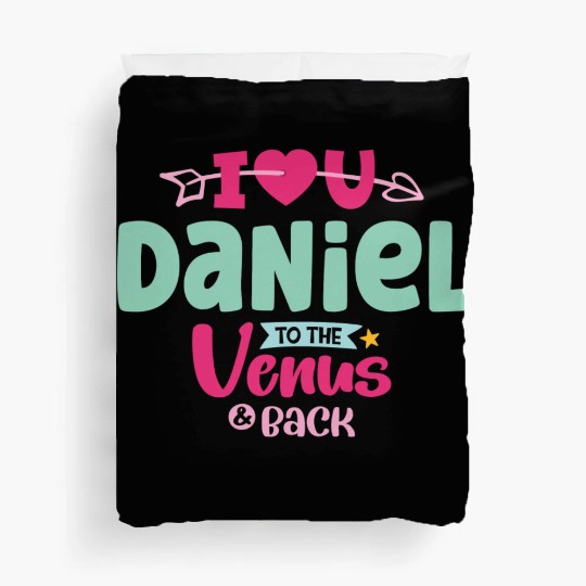 I Love You Daniel Valentines Duvet Covers