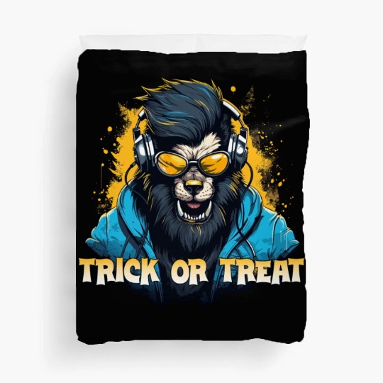 Halloween werewolf Duvet Covers