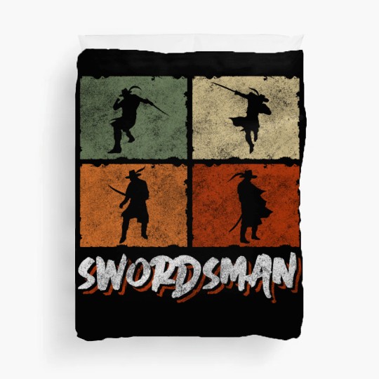 Sword Fencing Victory Duvet Covers