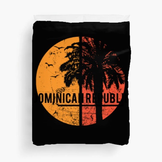 Artistic Dominican Republic Cool Palm Tree Duvet Covers