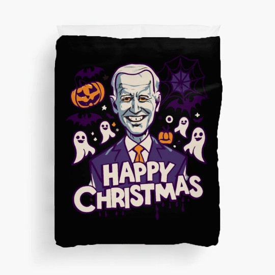 Happy Christmas Joe Biden Funny Halloween Duvet Covers