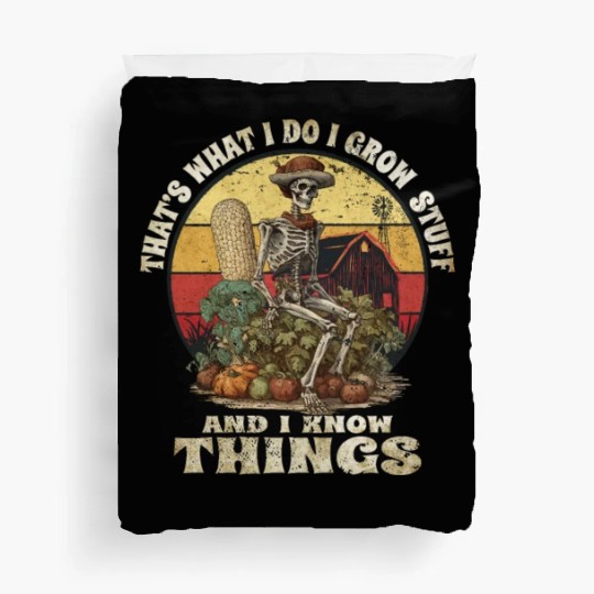 Gardening Gardener Vintage Vegetable-Garden Farmer Duvet Covers