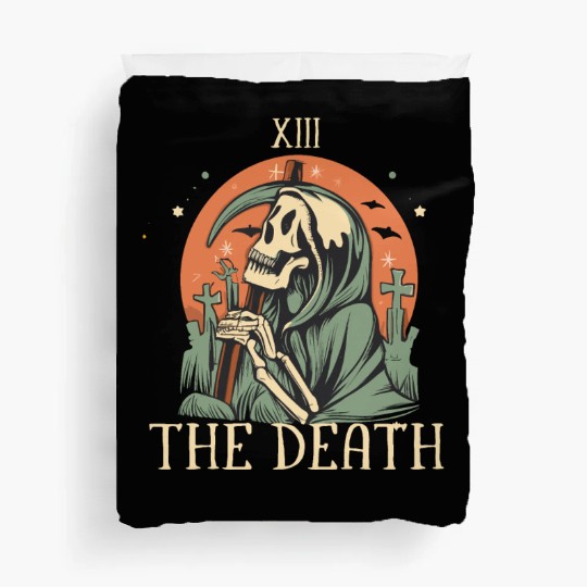 The Death Magic Tarot Skeleton Halloween Duvet Covers