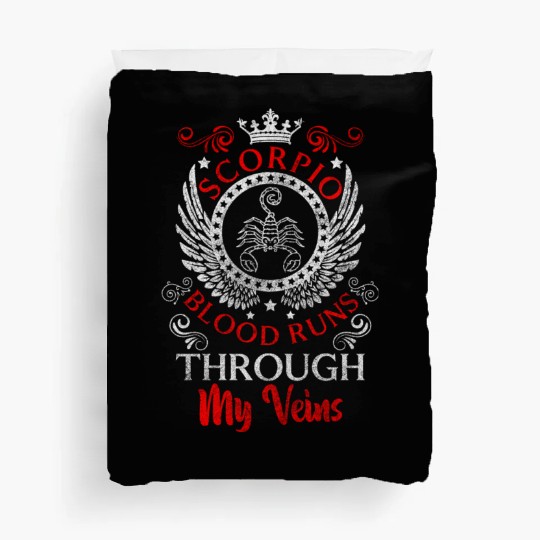 Zodiac Sign Scorpio Zodiac Signs Superstition Duvet Covers