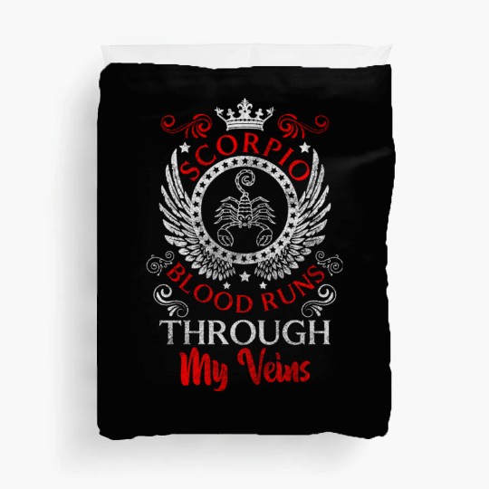 Zodiac Sign Scorpio Zodiac Signs Superstition Duvet Covers