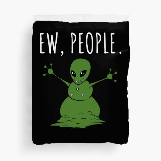Ew People Alien Snowman Duvet Covers