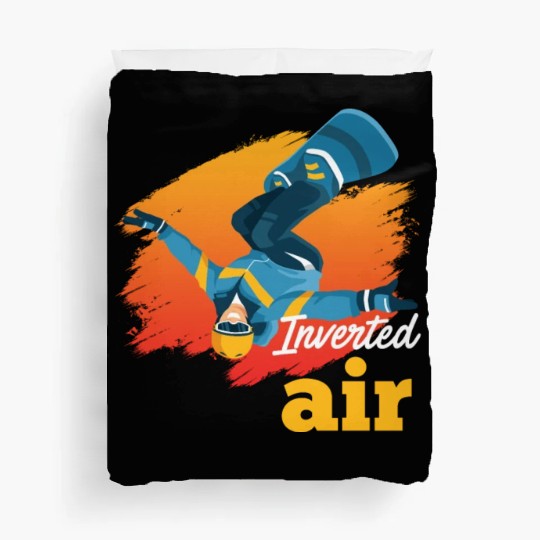 Freestyle Snowboarding Inverted Air Snowboard Duvet Covers