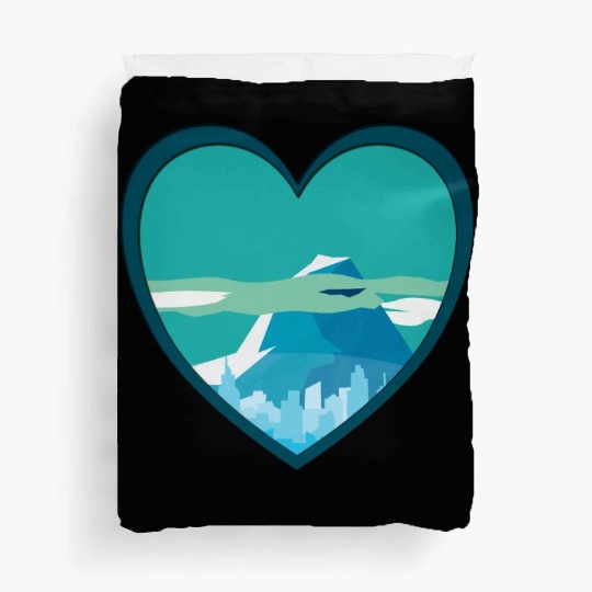 Blue mountain Duvet Covers