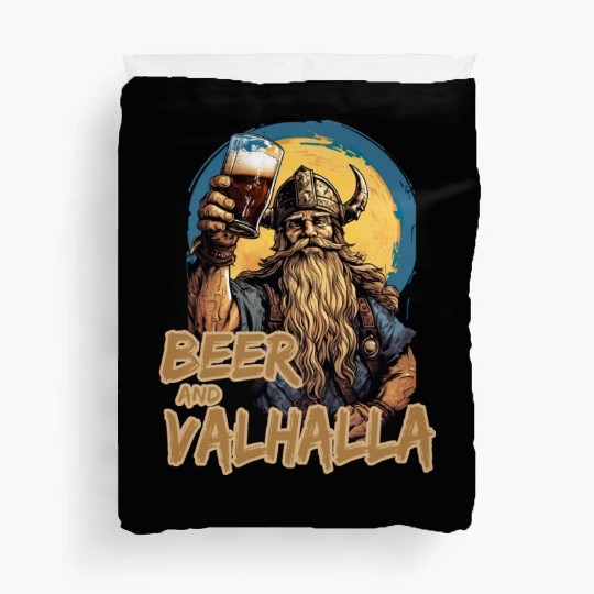 Viking World Tour Vikings Valhalla Odin for a Men Duvet Covers