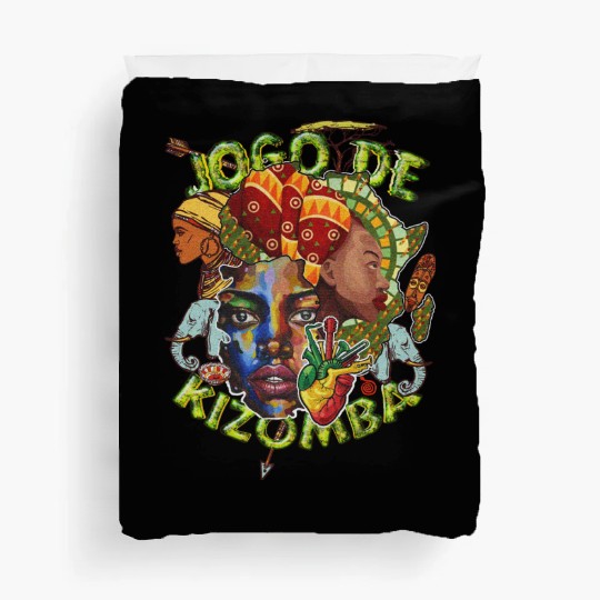jogo de kizomba african calchar vintage Duvet Covers