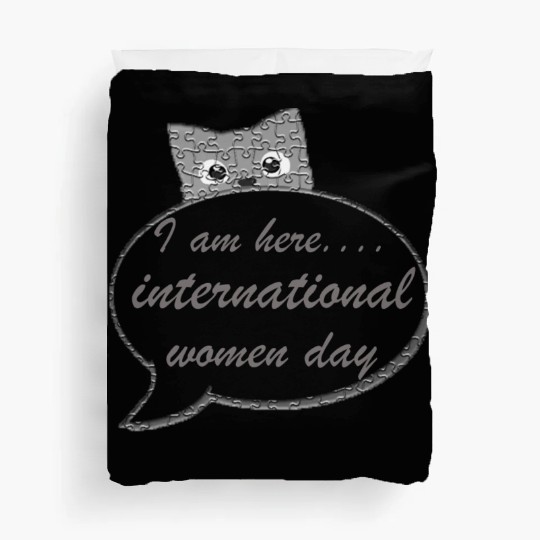 international women day Duvet Covers design gift