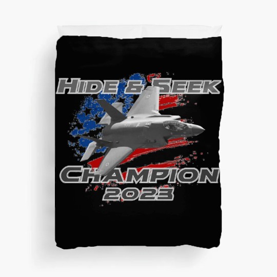 F-35 Hide and Seek Champion Duvet Covers