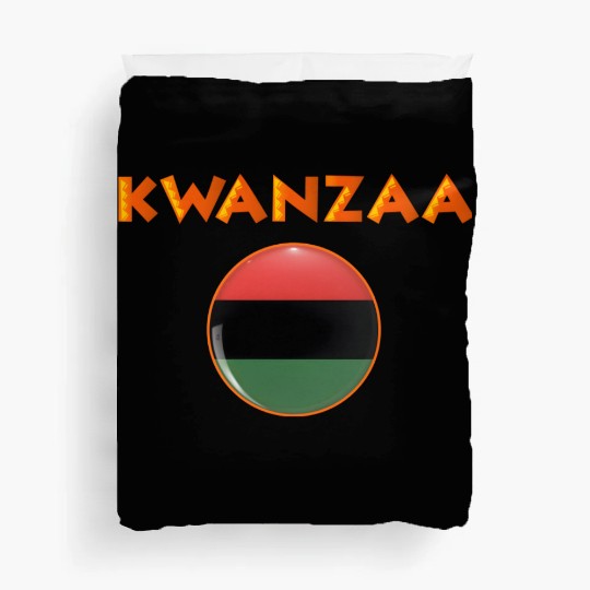 Kwanzaa's Cultural Tapestry, Songs, Dances, Drums. Duvet Covers