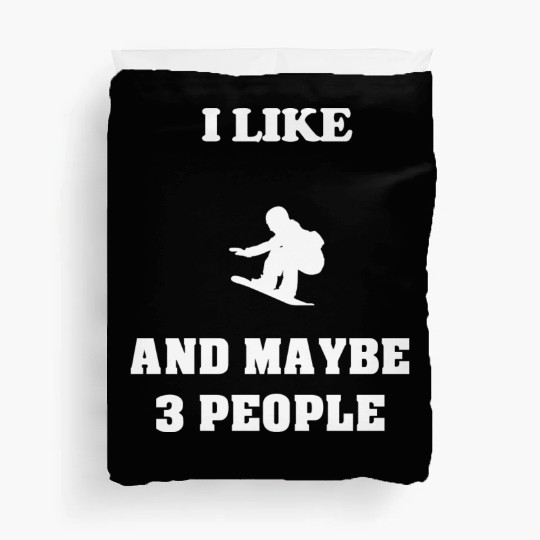 Snowboarding Skiing Duvet Covers