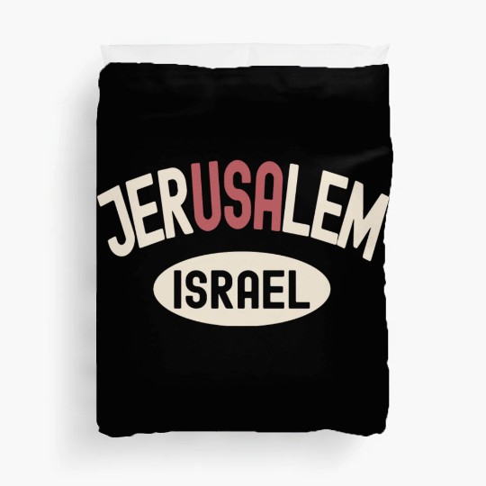 Usa Jerusalem Israel Duvet Covers