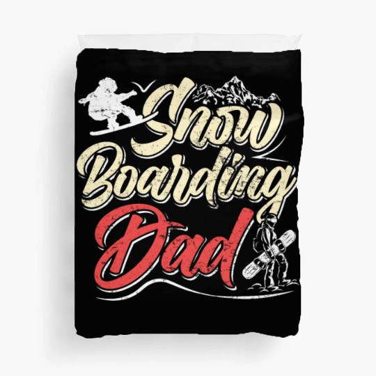 Snowboarding Dad Snowboard Daddy Freestyler Duvet Covers