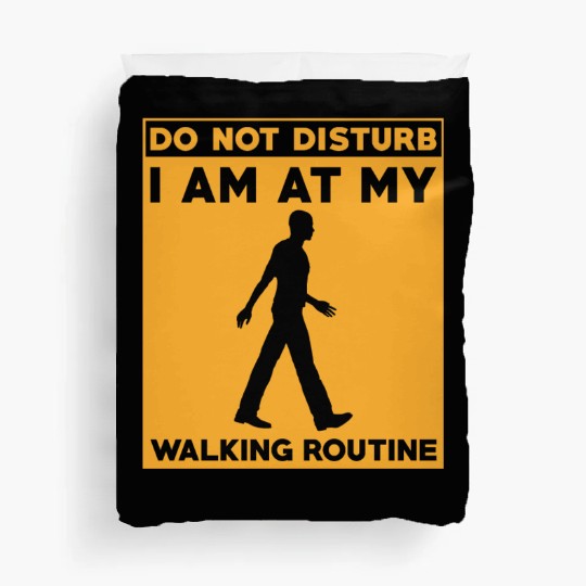 Walking Routine Fitness Design - Do Not Disturb Duvet Covers