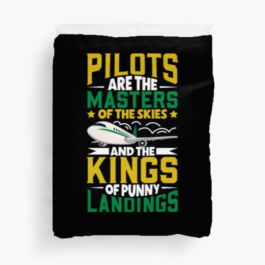 Pilot Aviation Airplane Airline Future Pilots Duvet Covers