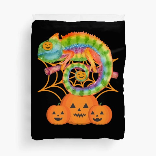 halloween Chameleon Duvet Covers