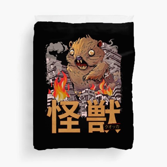 Kaiju Quokka Japanese Anime Monster Duvet Covers