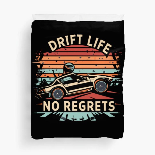 Vintage Drift Life No Regrets Duvet Covers