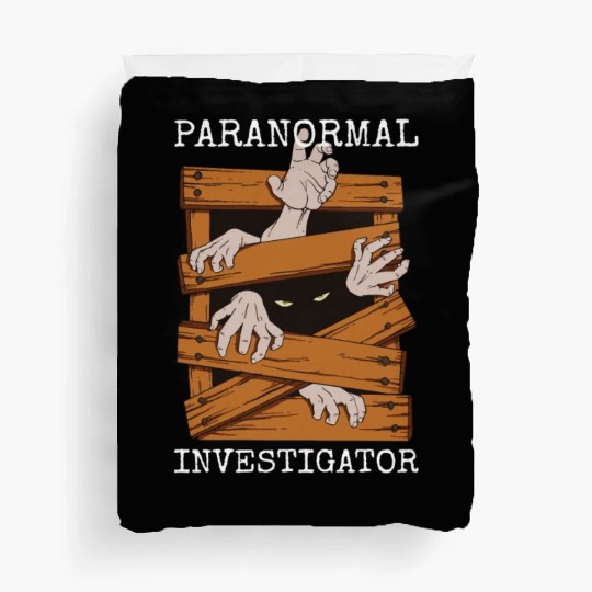 Ghost Hunting Paranormal Investigator Duvet Covers
