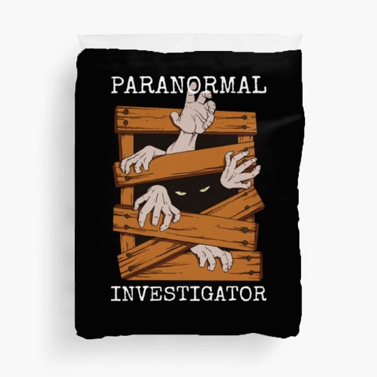 Ghost Hunting Paranormal Investigator Duvet Covers