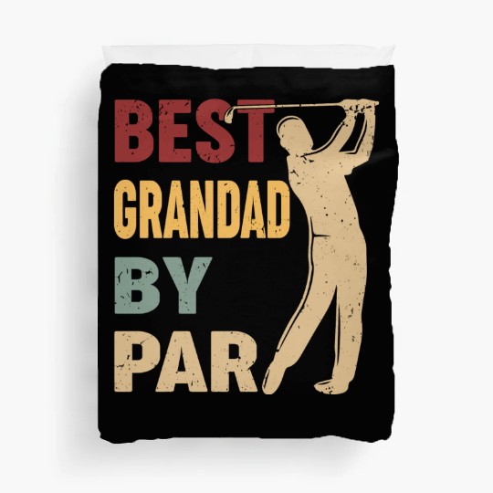 Best Grandad By Par Funny Golf Vintage Duvet Covers