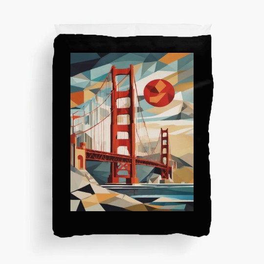 Golden Gate Bridge California Duvet Covers, Golden Gate