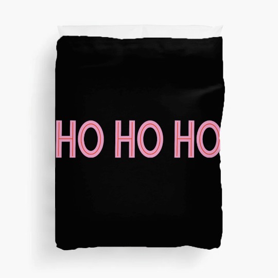 Ho Ho Ho Pink Christmas Duvet Covers