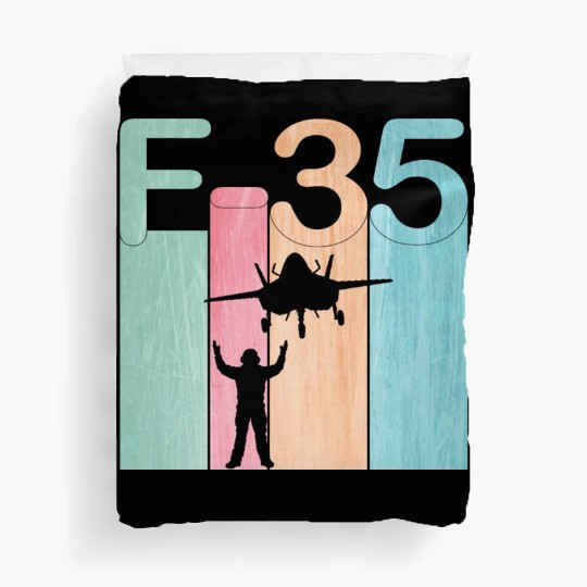 F35 Vintage Air Force Fighter Jets Duvet Covers