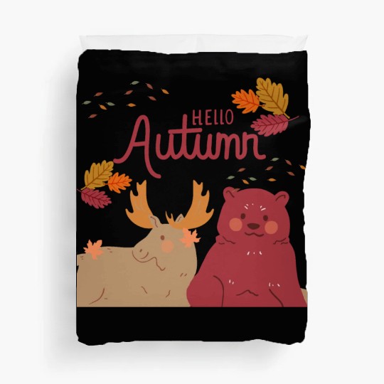 Hello Autumn Square Duvet Covers
