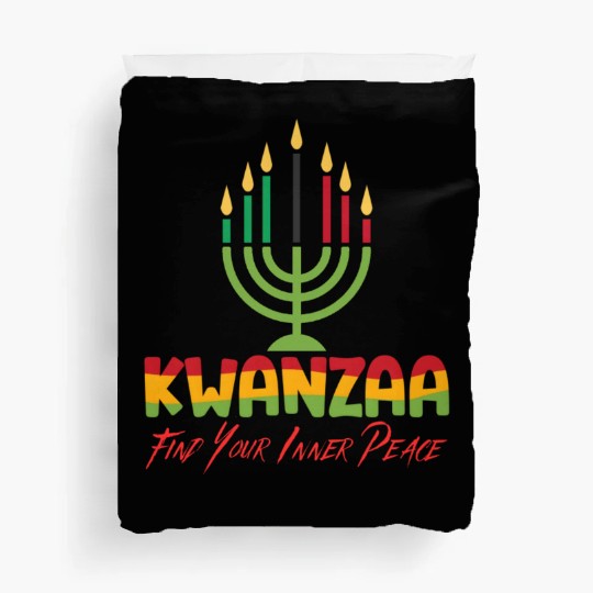 Celebrate Kwanzaa, Embrace your Inner Peace Duvet Covers