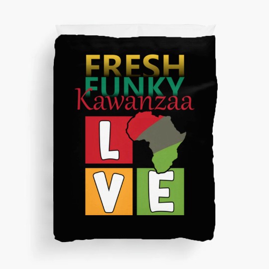 Kwanzaa Celebration with a Fresh Funky Twist Duvet Covers