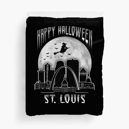 St. Louis Missouri Happy Halloween Duvet Covers