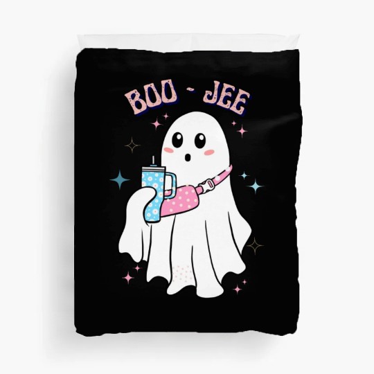 BOO-JEE Spooky Cute Ghost Halloween Costume Design Duvet Covers