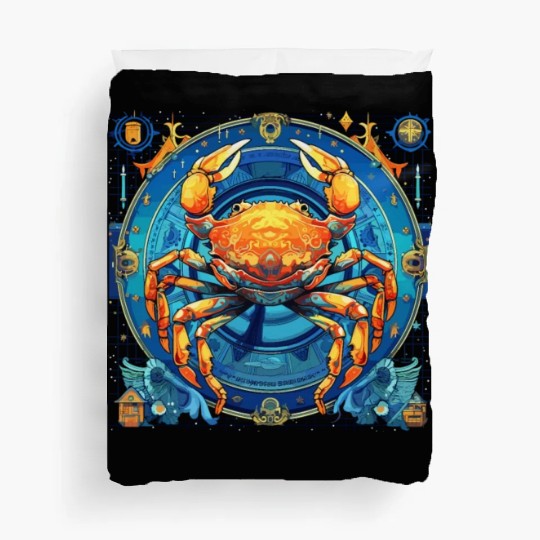 Embrace Your Cancer Identity: Cancer Zodiac Duvet Covers